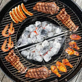 Charcoal Grill Basket Grill Holder For Outdoor Barbecue Mesh Design Charcoal Basket Rack For Barbecuing Picnic Camping Outdoor