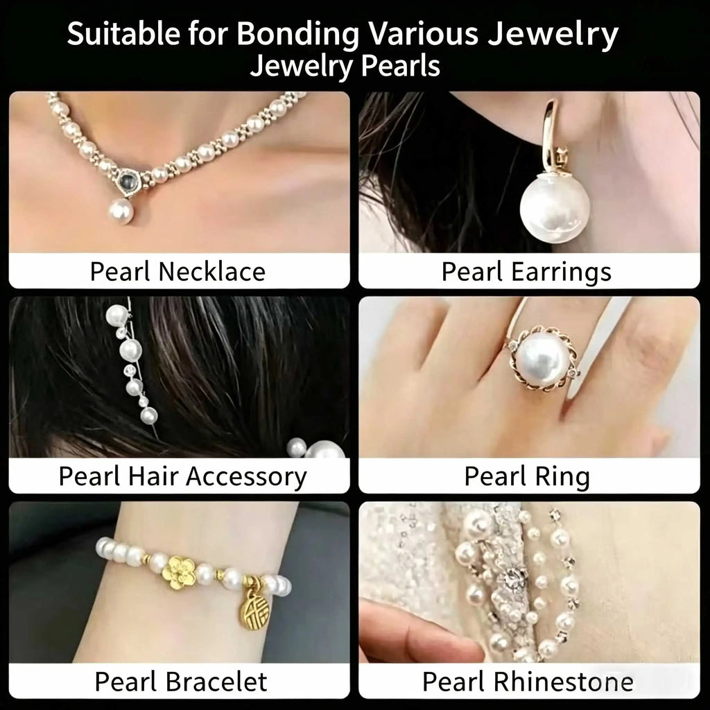 1-3Pcs Multi-Purpose Jewelry Glue, B7000 Clear Jewelry Adhesive, Universal DIY Diamond Adhesive Multi-Purpose Repair Adhesive with Precision Applicator