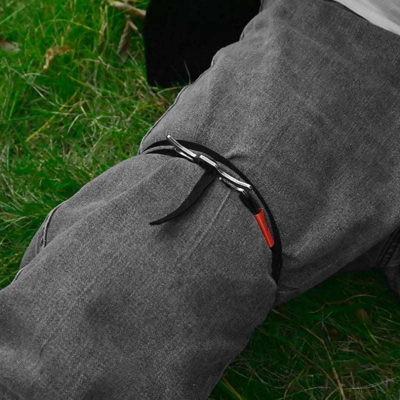 Emergency Quick Tourniquet One Hand Operation EDC Survival Gear Tactical First Aid Buckle Hemostatic Strap Outdoor Camping Tool