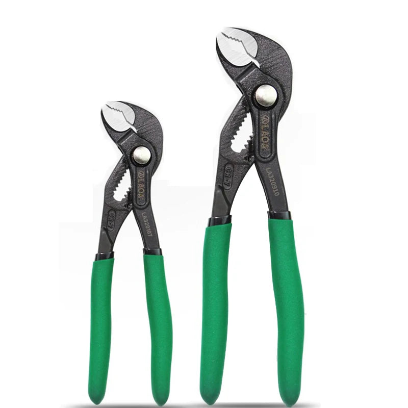 LAOA 12-Speed Quick-Adjusting Water Pump Pliers, Large-Opening Multi-Purpose Water Pipe Pliers, Push-Button Type