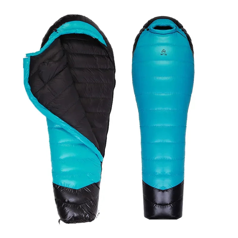 Camping Sleeping Bags 800FP Lightweight Goose Down Sleeping Bag Winter Sleeping Bag Ultralight Hiking Portable Sleeping Bag