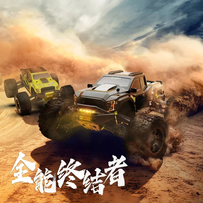 LLL 1:10 All-Round Terminator Remote Control Electric Brushless Four-Wheel Drive Off-Road Vehicle RC Model Car V2 Version