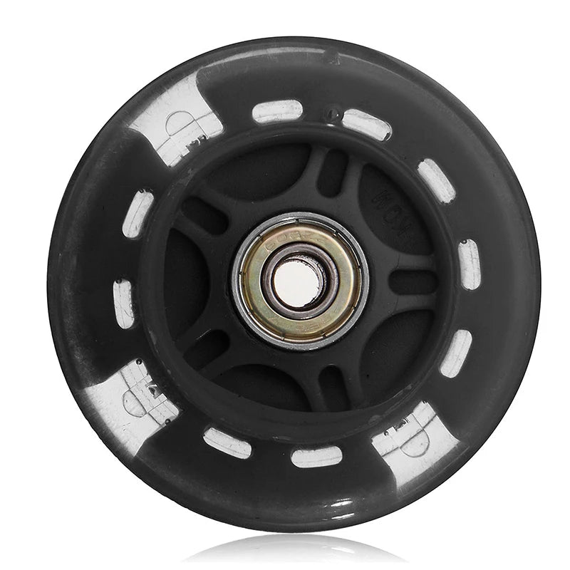 Mute Wheel Night PU+metal Parts Toy 1pc Accessories Bearing Car Flashing For Scooter Mini 80mm High Quality New