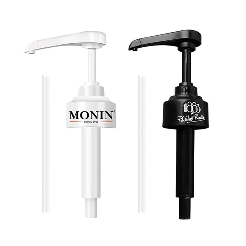 1PCS Coffee 1 Liter Dispenser Syrup Pump Black Liquid Dispenser for Syrup 10Ml Juice Bottle Dispenser Pump