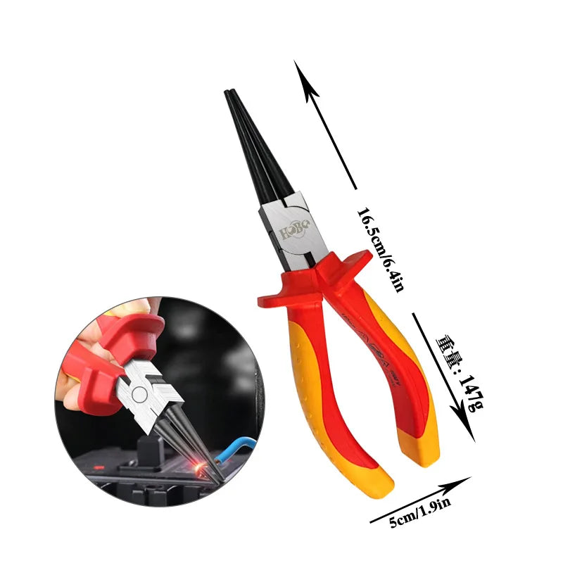 6/7/8 Inch Professional Cutting Pliers Wire Stripping Tool Side Cutter Cable Burrs Nipper Electricians DIY Repair Hand Tools