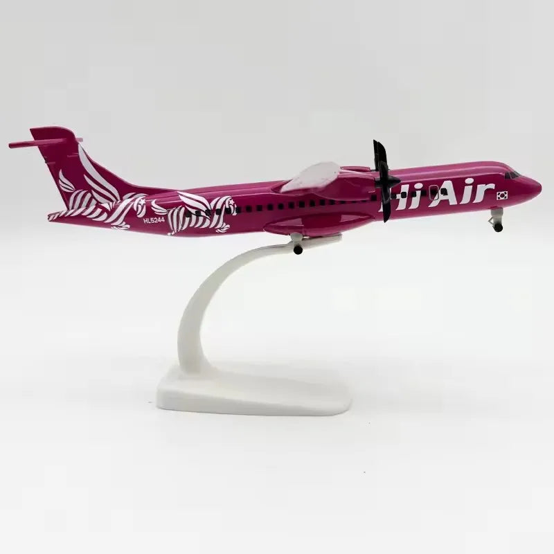 20CM Diecast Alloy Model Vietnam/Korea ATR Airlines Aircraft With Landing Gear And Propeller Airplane Collection Display Fans