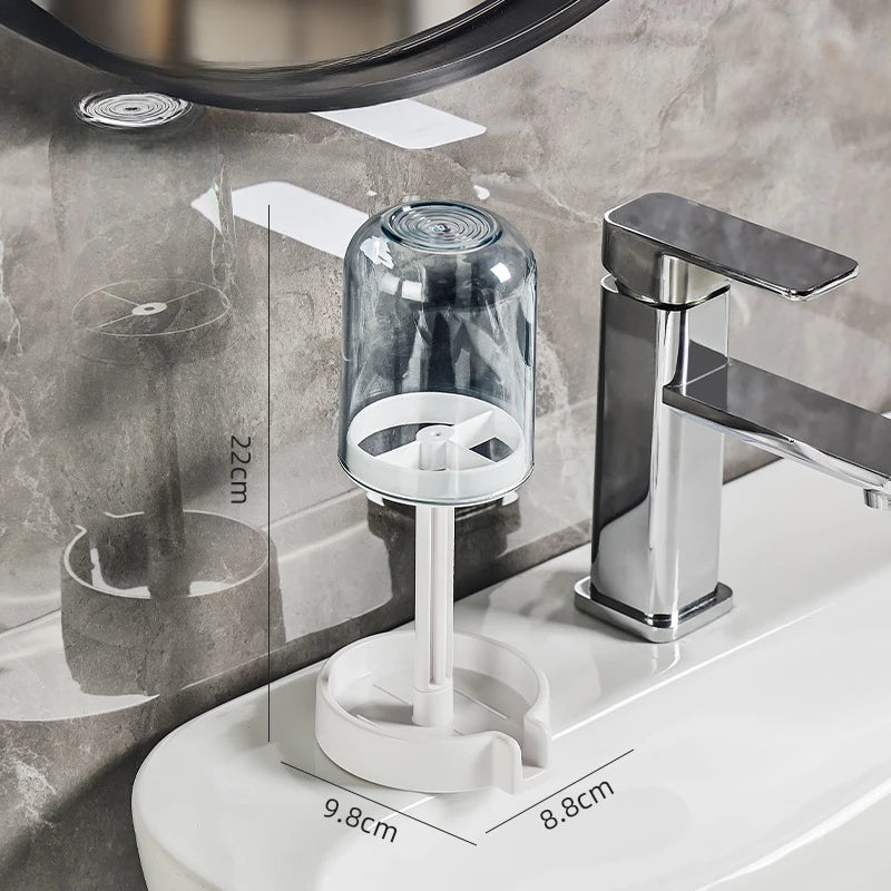 A Bathroom Dustproof Toothbrush Cup Holder, Waterproof Toothbrush Holder, Toothbrush Toothpaste Sorting Rack