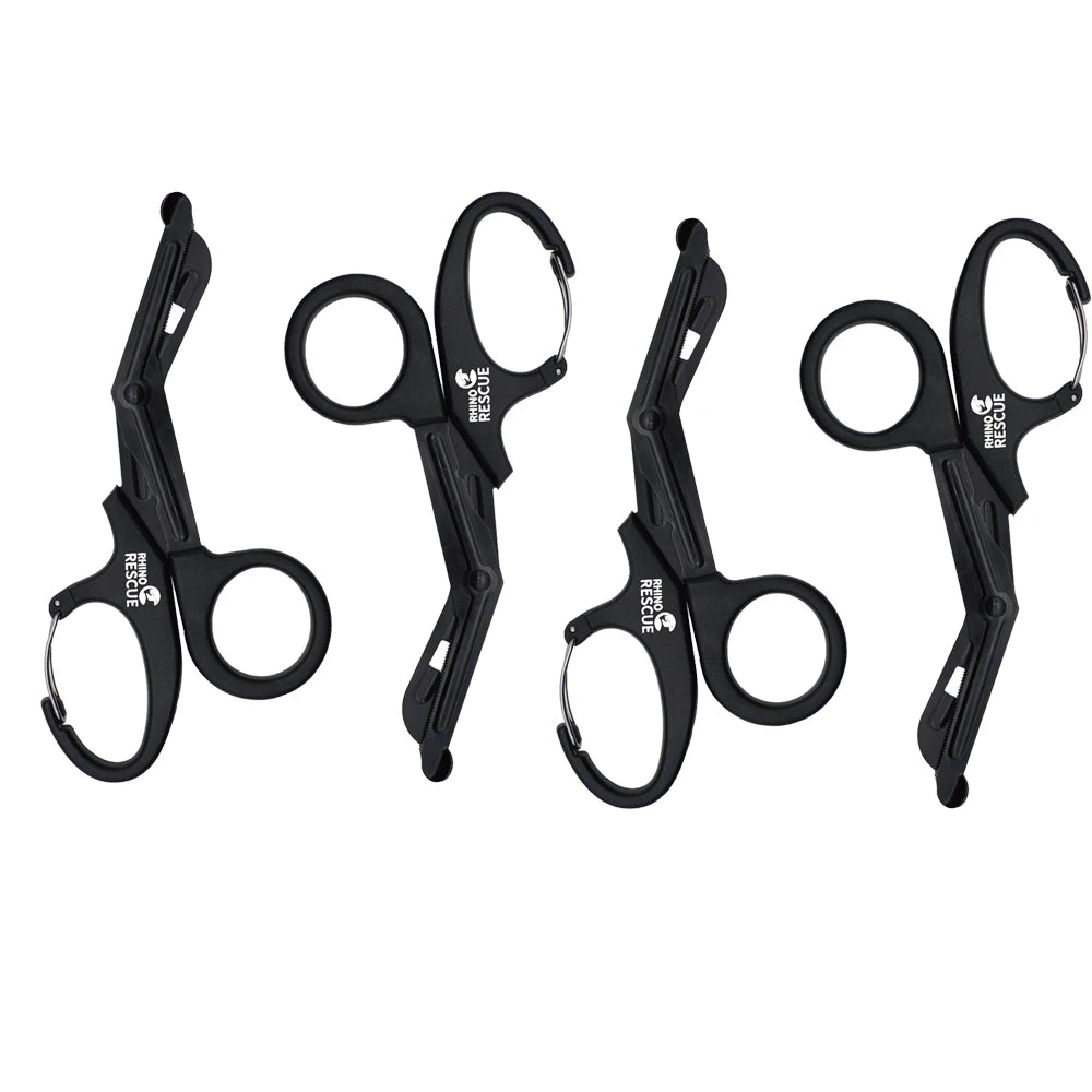 Rhino Rescue Emergency Medical Scissors Trauma Shears with Carabiner 19cm Bandage Shears With Bandage Scissors