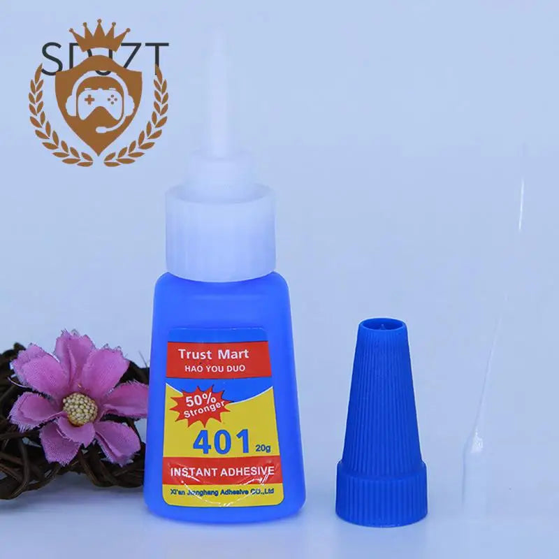 Stronger 401 Super Glue 20ml Bottle Instant Fast Glue Multifunctional Fix Super Strong Liquid Colorless Glue Household Gadgets