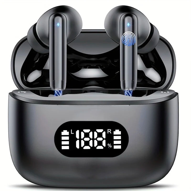 UYUXIO TWS Wireless Earbuds BT 5.4 Headphones HiFi Stereo Ear Buds with Clear Calls IP7 Waterproof Earbud for Phones Sports