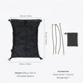[HODR GEAR] Moudlar Kangaroo Pouch Backpack Expansion 6L Ultralight 58g Gridstop for Hiking Trekking UL Gear Beaver Tail