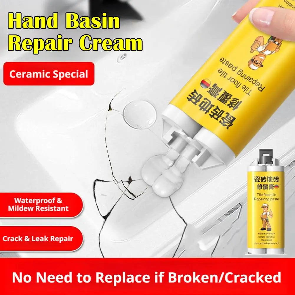 Ceramic Floor Tile Repair Paste Seamless Glaze Surface Waterproofing Agent for Potholes Cracks And Holes
