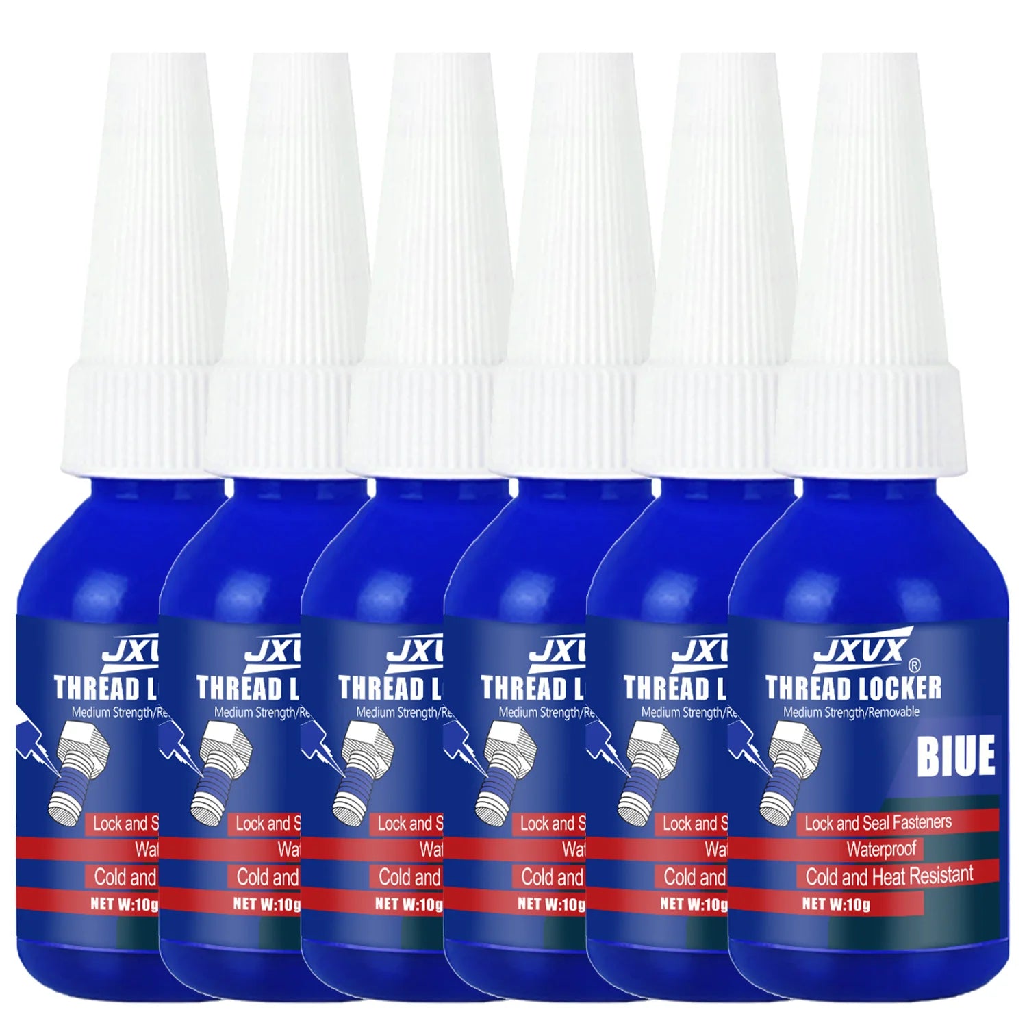 lock tight Thread Blue Thread Locking Agent, Medium Strength Blue Anaerobic Adhesive for Fixing Screws and Nuts, Anti-Loosening, Anti-Corrosion, Oil Resistant, Loctite Removable Loosening/Corrosion.