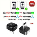 NEW Wired to Wireless Carplay Android Auto 2in1 Mini Adapter Dongle Auto Connect Plug&Play Bluetooth WiFi Universal Mini Box