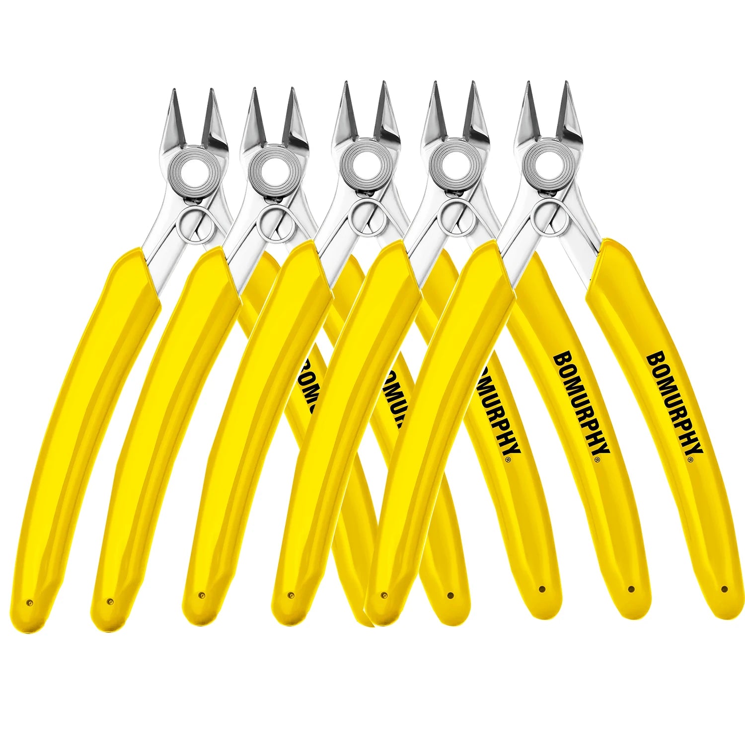 BOMURPHY Diagonal Pliers Precision Wire Cutters Nipper for Electronic Repair DIY Craft Cutting Tools