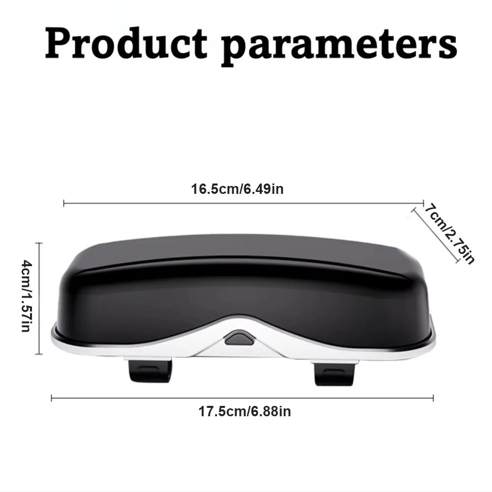 1PC Car Glasses Box Portable Car Glasses Frame Car Driving Glasses Frame Glasses Box Sunshade Glasses Auto Interior Accessories