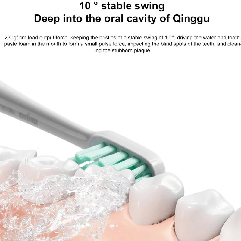 Mijia Electric Toothbrush T300 Long Battery Life Sonic Toothbrush IPX7 Waterproof High Frequency Vibration Magnetic Motor