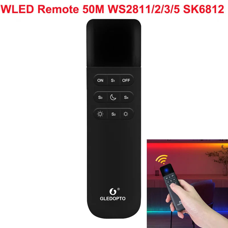 5GLEDOPTO ESP32 PWM WLED Dynamic LED Controller 5 in 1 DC12-24V WIFI App Control for RGBCCT RGBW RGB CCT DM WS2811/2B/3/5 Strip
