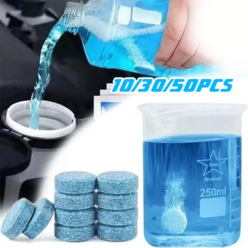All-Season Car Windshield Washer Concentrated Clean Tablets Solid For  Car Room Kitchen Window GlassToilet Cleaning Tablet
