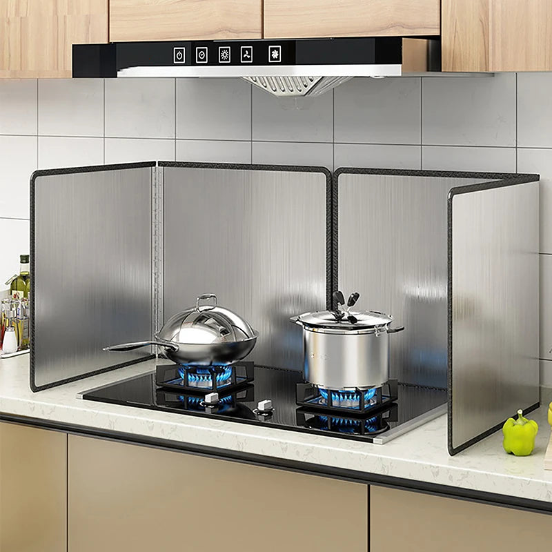 Oil Splatter Guard Grease Splatter Screen for Frying Splatter Guard Stainless Steel Splatter Screen Gas Stove Oil Splash Guard