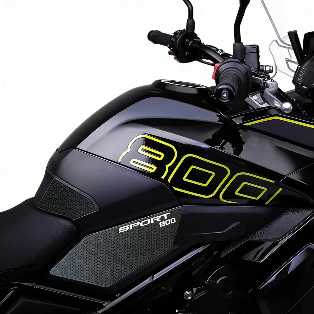 For TIGER Sport800 2025 Motorcycle Tanks Pad for Tiger Sport 800 Accessories Fuel Tank Rubber Sticker Protector Knee Grip Pads