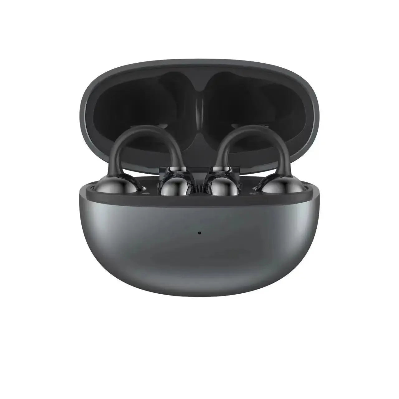 Noise Cancelling Wireless Ear Clip Headphones Waterproof Bluetooth Sports Earbuds Featuring Long Battery Life and Integrated Mic