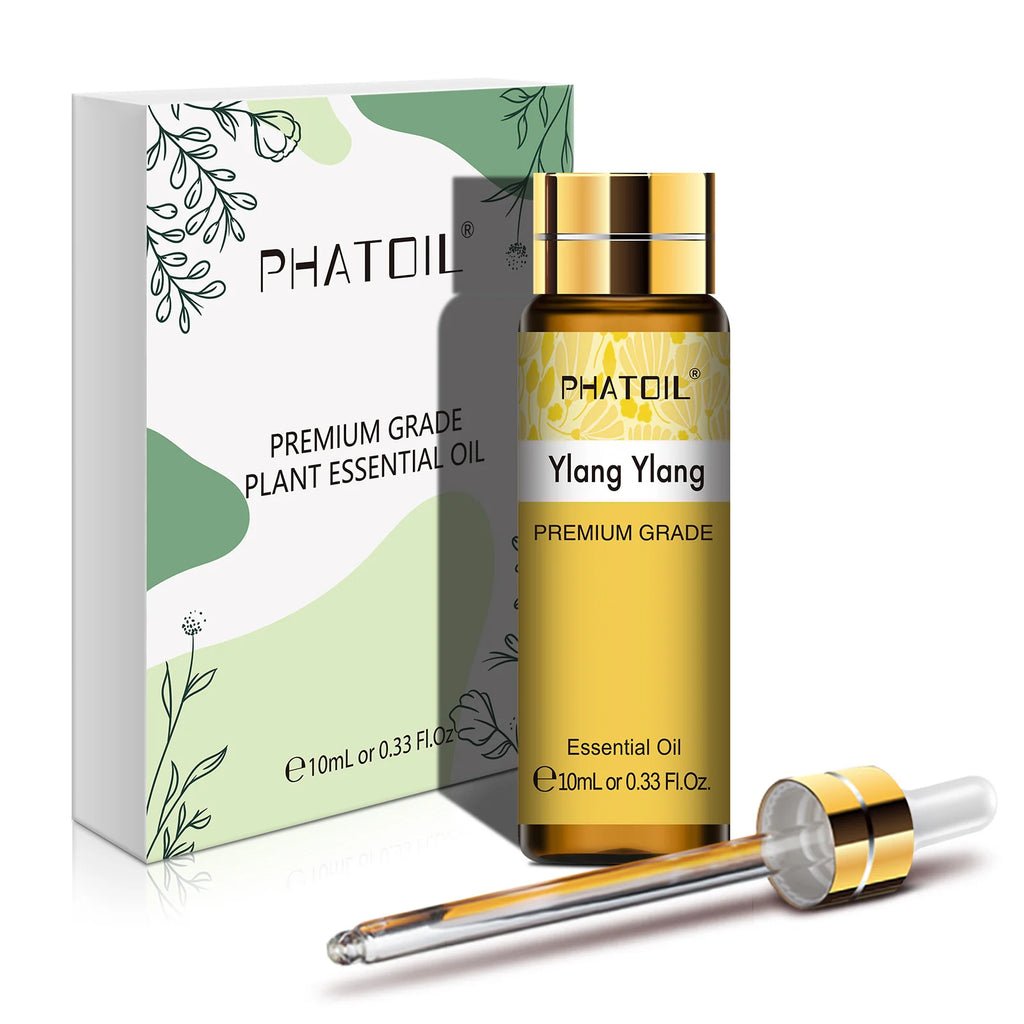 PHATOIL 1/9PCS Essential Oils Gift Set-10ml Pure Essential Oil For Diffuser Aromatherapy Candle Making Lavender Vanilla Oils