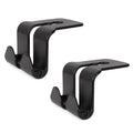 1/2PCS Car Seat Headrest Hook 4 Pack Hanger Storage Organizer Universal for Handbag Purse Coat Fit Universal Vehicle Car Black