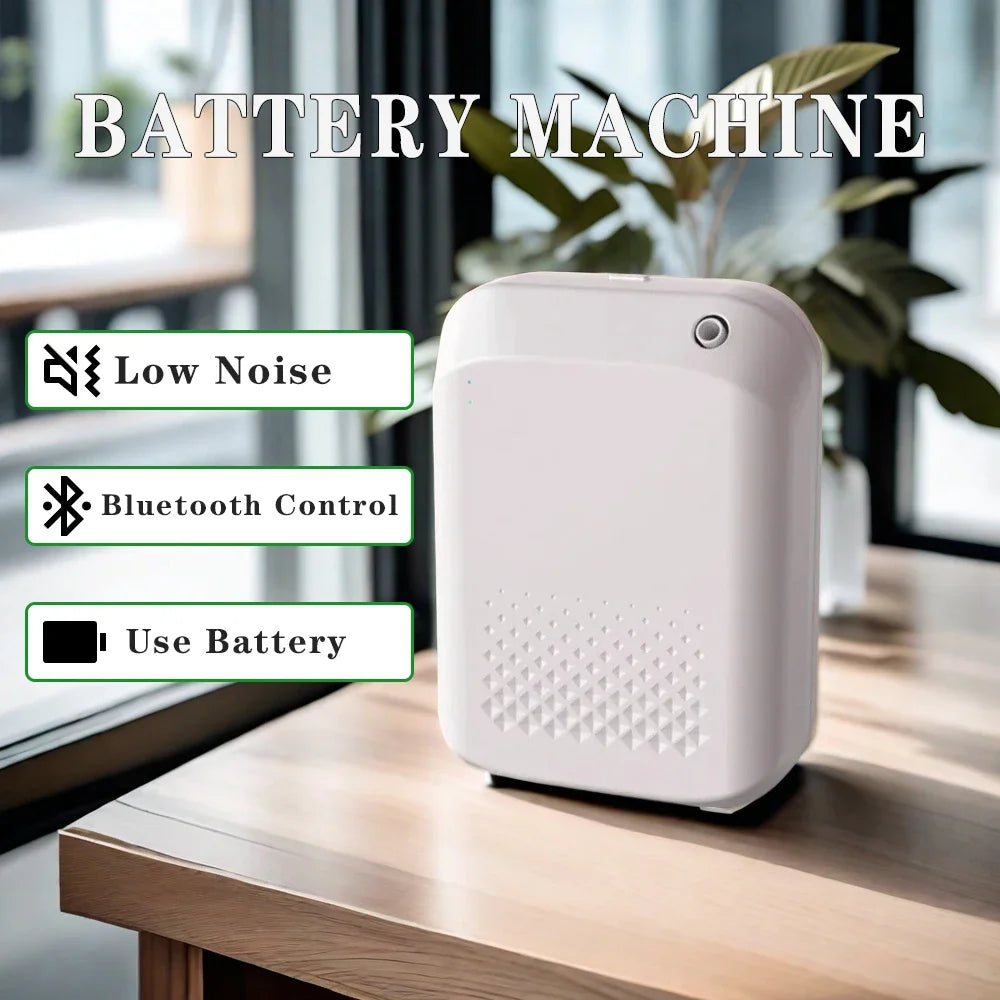 Battery Machine Electric Smell For Home Fragrance Diffuser Bluetooth Control For Home Room Fragrance Essential Oil Diffuser