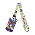 Disney The Frog and Princess Tiana Card Holders Lanyards Girls Door Card Case Hanging Rope Badge Holder Neck Strap Card Holder