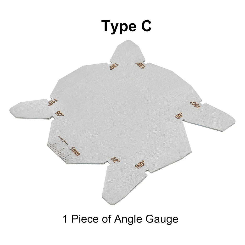 Stainless Steel Angle Gauge 118 Degree Drill Bit Machining Thread Cutting Angle Arc Model Angle Measure Tool Screw Cutting Gauge