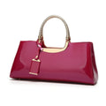 2026 New Trendy Patent Leather Glossy Crossbody Bag, Simple and Versatile Handbag, Women's Evening Bag