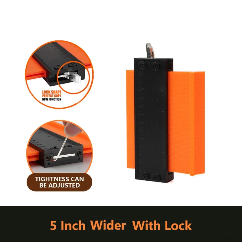 Contour Gauge Shaping Wood Measure Ruler Tiling Laminate Tiles Meethulp Gauge Irregular Shape Duplicator Wood Marking Tool