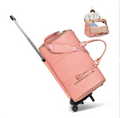 Women Rolling Garment Bags for Travel Handbag with Wheels Women Carry On Garment Duffel Bag Suit Travel Rolling Trave Duffle Bag