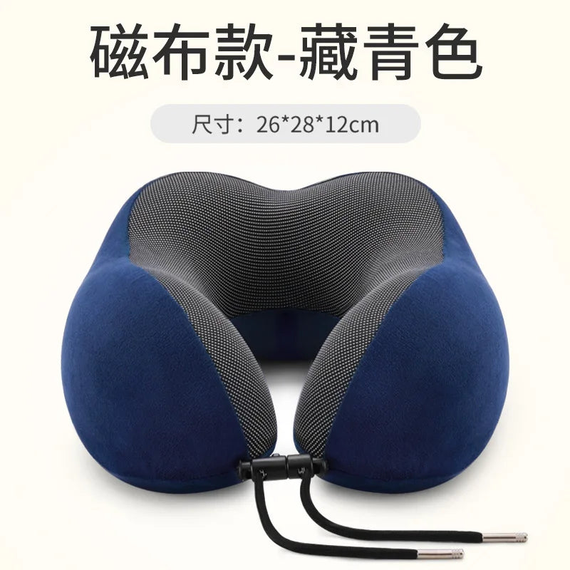 U Shaped Memory Foam Neck Pillows Soft Travel Pillow Massage Neck Pillow Sleeping Airplane Pillow Cervical Healthcare Bedding