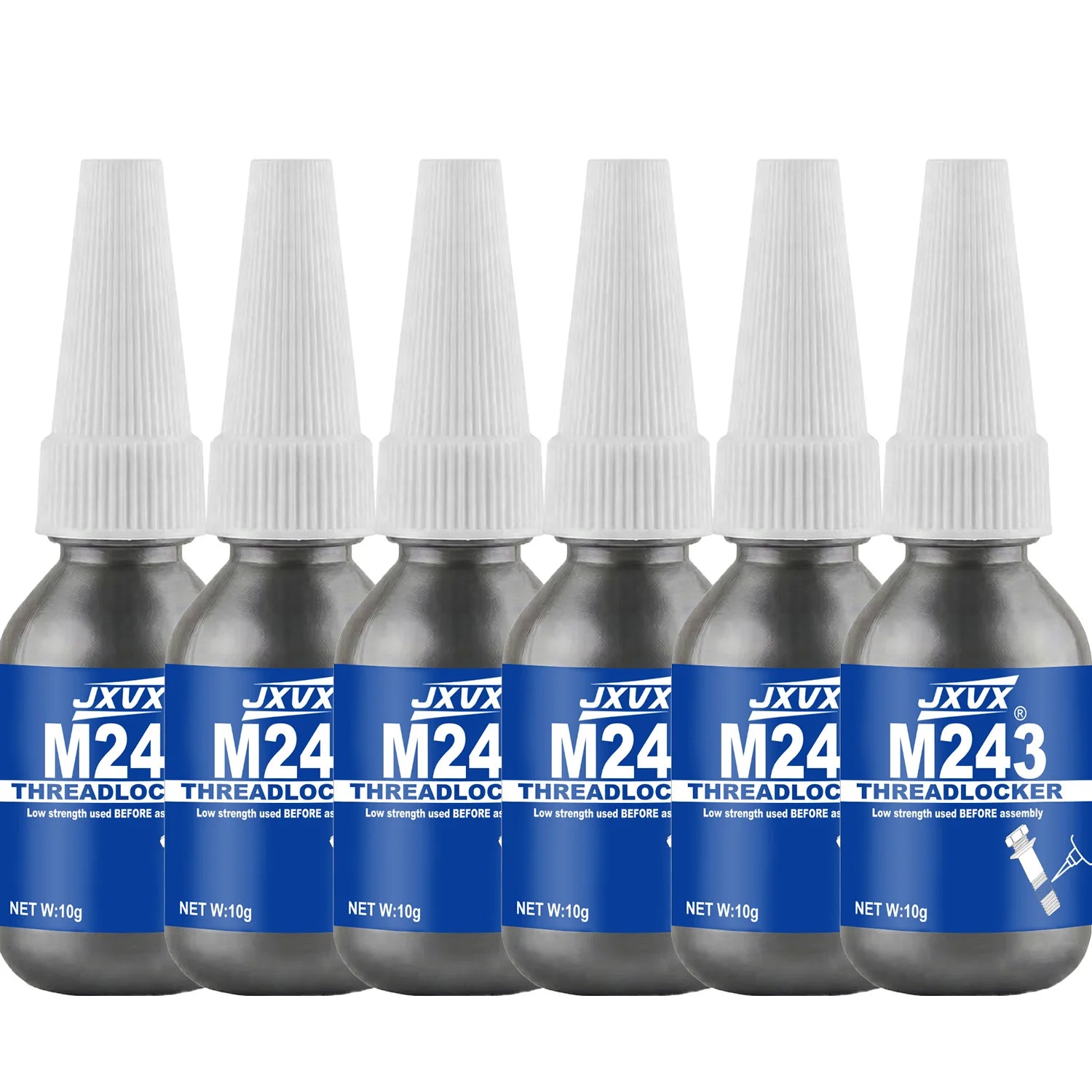 Blue Threadlocker 243 Nut and Bolt Fixer,Threadlocker Airtight Sealing Fixer Fasteners Anaerobic Glue for Metal,Screw Adhesive,A