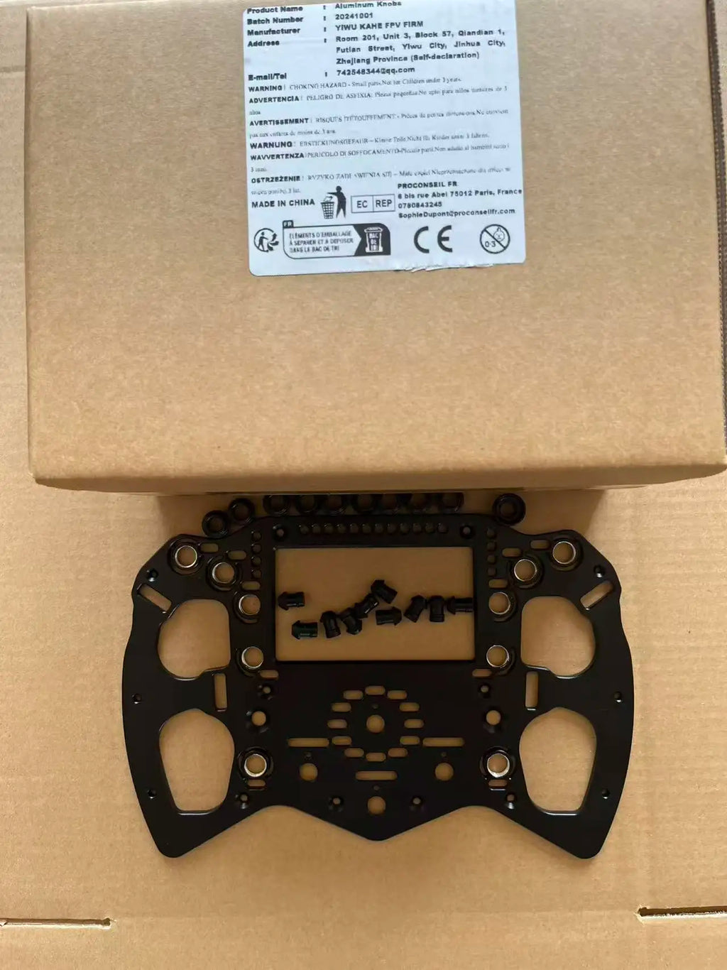 Custom Simracing Aluminum Parts for Steering Wheel
