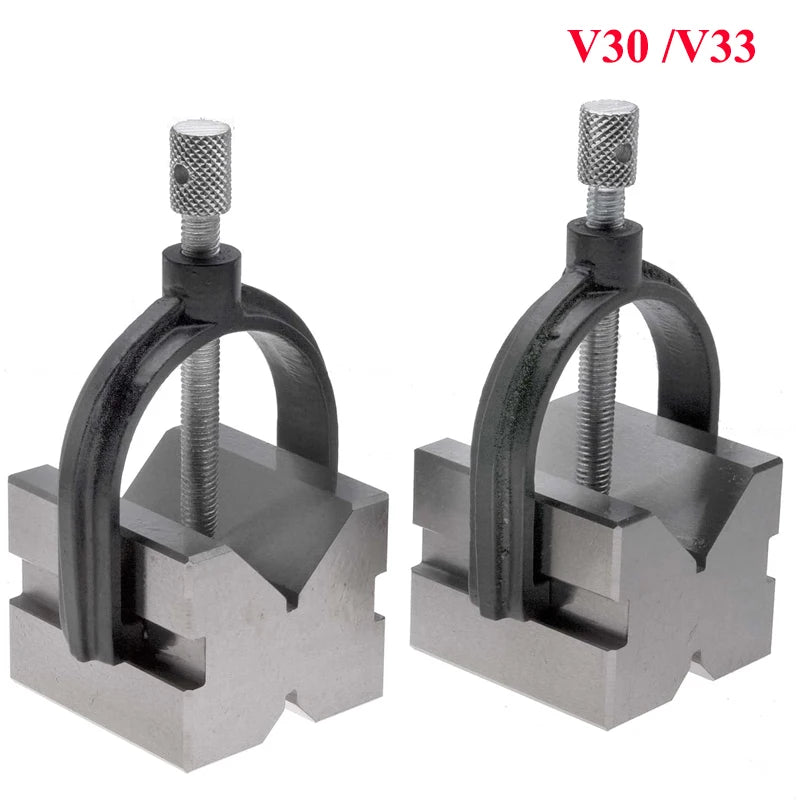 1pc New V30 V33 High Precision V Block Clamp set  Machinist Blocks and Clamp Tools
