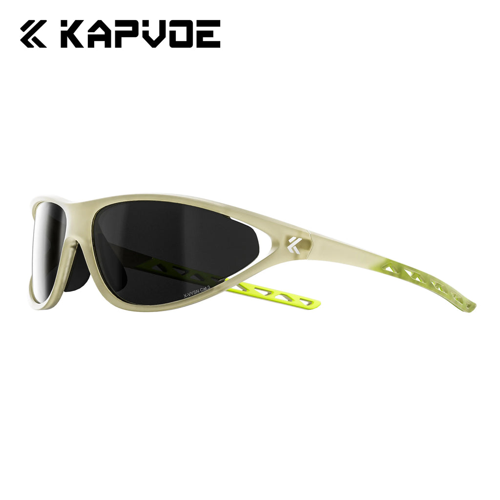 Kapvoe New Fashion Cycling Sunglasses Men Photochromic Glasses Mountain Running Hiking Eyewear Sports UV400 Climbing Goggles