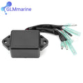 695-85540 Boat Engine CDI Box Ignition Unit For Yamaha 2-Stroke 9.9 15 25 HP C25 CV25 2 Cyl Outboard Motor 695-85540-11