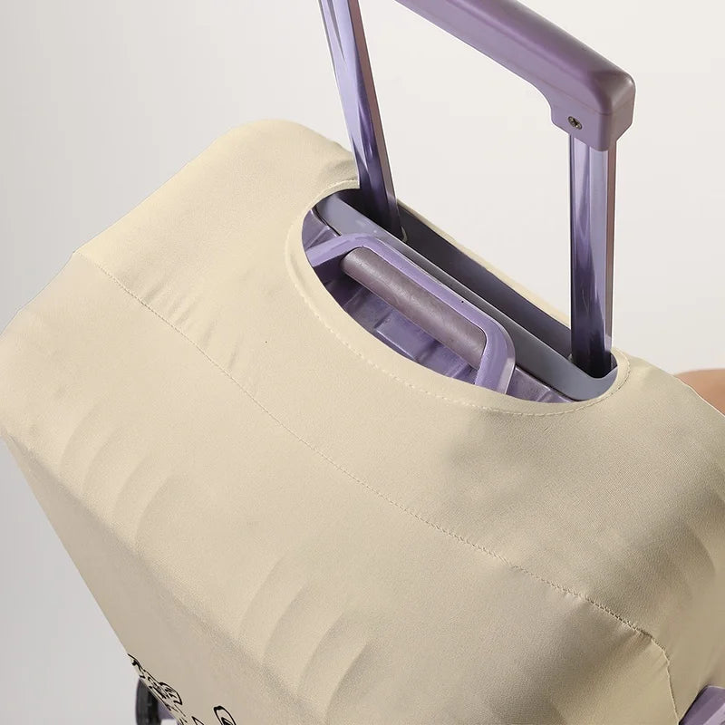 Dog pattern luggage protection cover, suitable for 18-32 inch luggage covers, luggage handle gloves, travel accessories