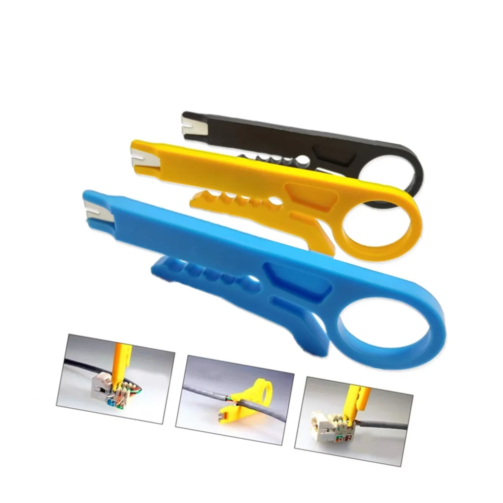 Mini Portable Wire Stripper Knife Crimper Pliers Crimping Tool Cable Stripping Wire Cutter Multi Tools Cut Line Pocket Multitool