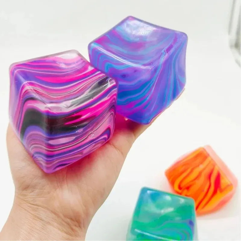 200+ Pieces Assorted Squishy Figures Blind Box Surprise Toy Slow Rising Soft Fidget Toys Featuring Moai Head Panda Rabbit Stress