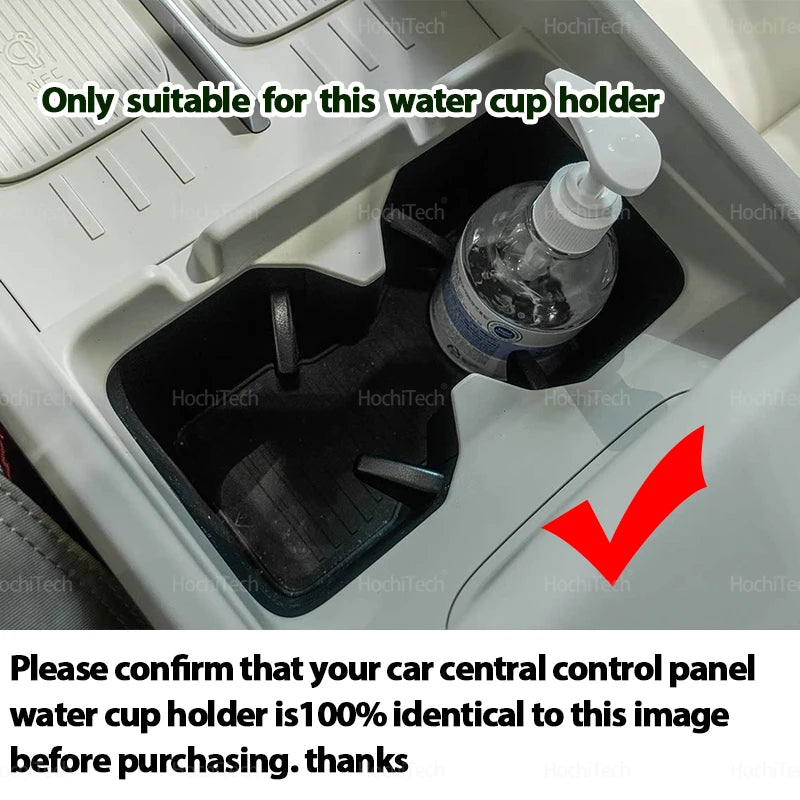 Anti Slip Car Water Cup Holder Central Control Interior Accessorie for Hyundai Santa Fe MX5 2024-2026 Drinks Holder Storage Tray
