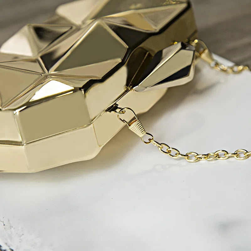 Luxury Acrylic Glossy Box Mini Clutch Bag Banquet Wedding Party Shoulder Crossbody Dinner Bag designer clutch bags high quality