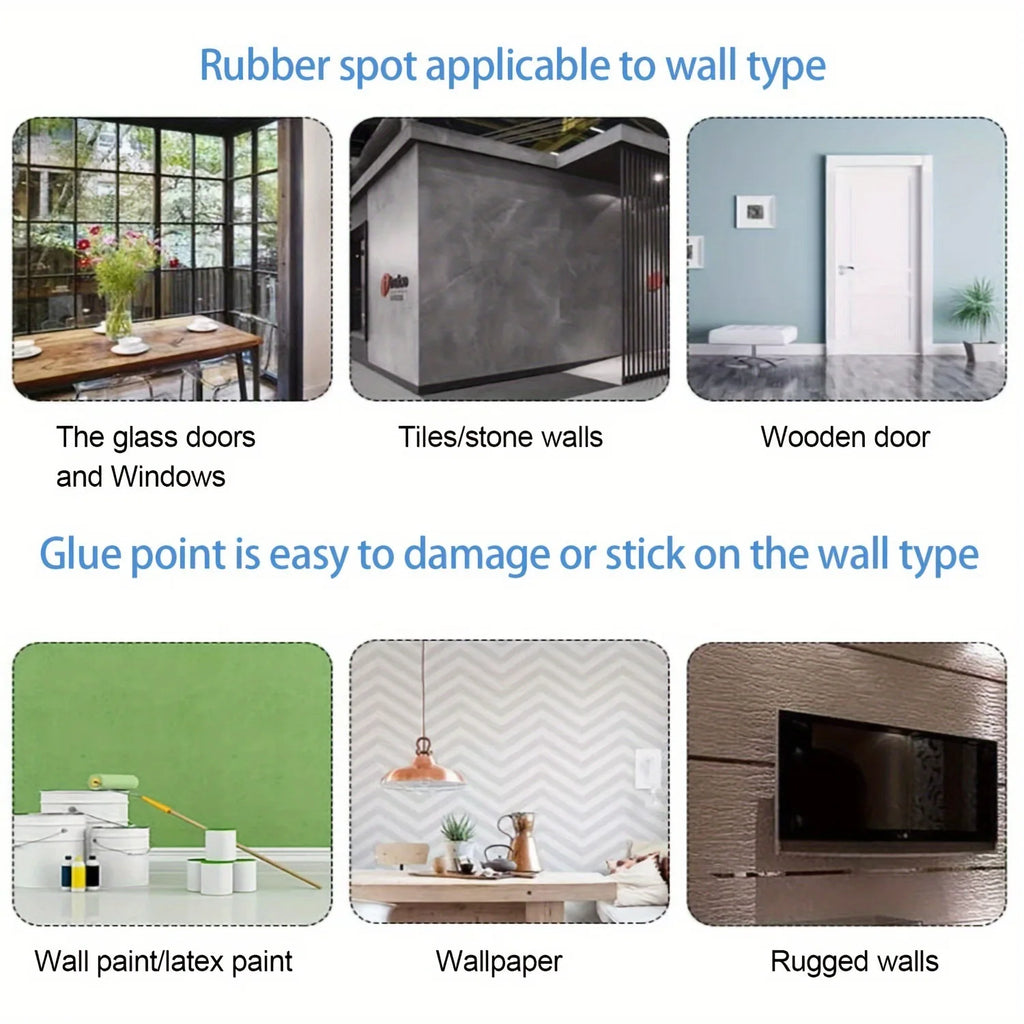 Reusable Silicone Adhesive Dots for Wall Decor-Strong Clear Double Sided Sticky Dots Removable for Photos,Posters,Party Balloons