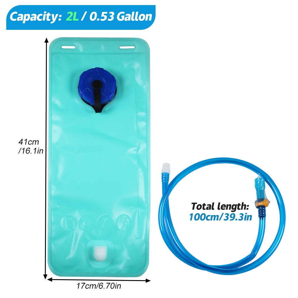  1PCS Hydration Backpack Pack, Hiking Backpack Rucksack Backpack Bladder Bag Cycling Bicycle Bike/Hiking Climbing Pouch