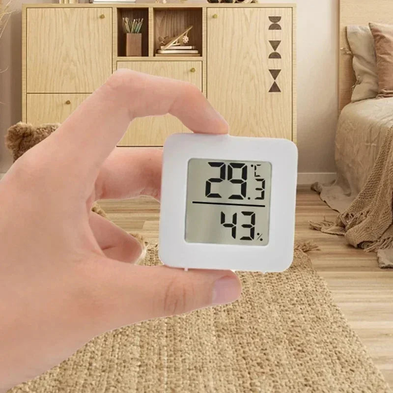 VIVO 2025 Mini Indoor LCD Digital Thermometer Hygrometer Indoor Room Temperature Humidity Meter Sensor Gauge Weather Station
