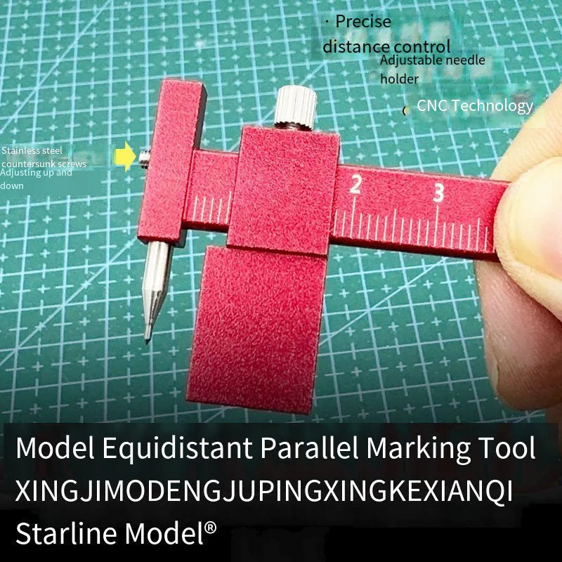 Model Equidistant scribing ruler Parallel scribers create contour Isometric Parallel Scribe Building Tools