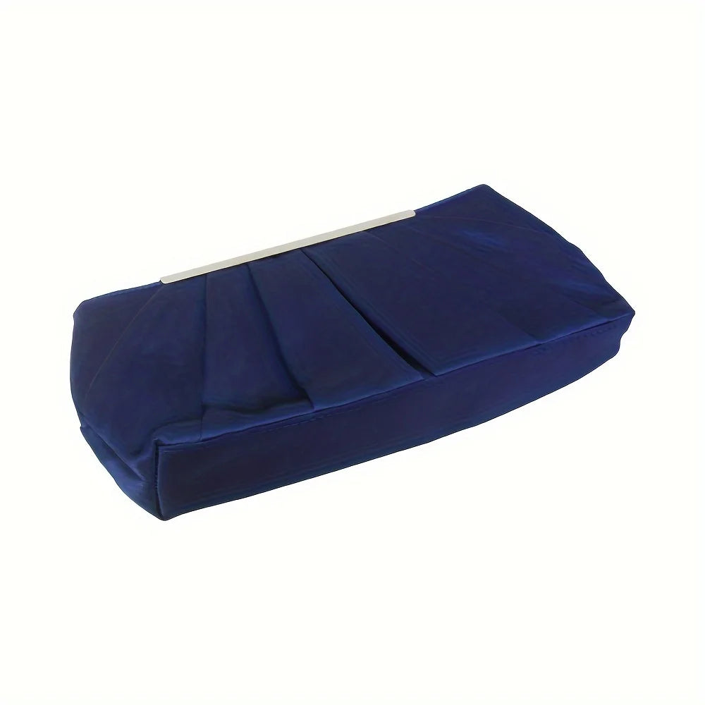 European and American pleated silk polyester dinner bag, simple and generous ladies hand bag, large capacity ladies bag